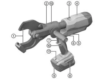 Übersicht der Komponenten des Hilti 085-A22