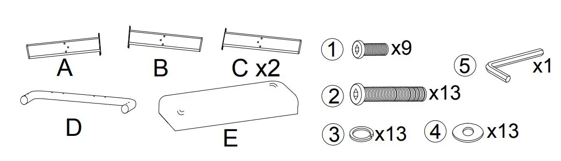 Übersicht der Bauteile und Hardware