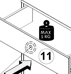Maximale Belastung Schublade