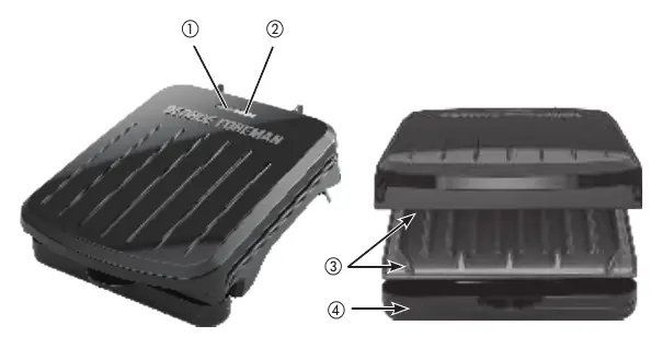 Diagramm der Grillkomponenten