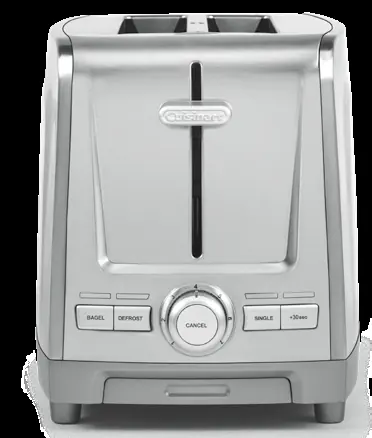 Diagramm der Teile und Funktionen des Cuisinart Toasters