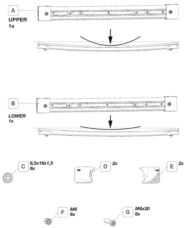Identifikation der Bauteile