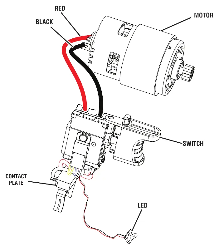 Schaltplan des Ryobi P215