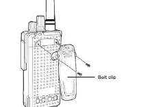Befestigung des Gürtelclips