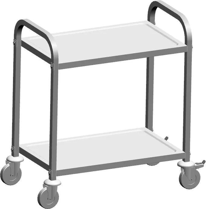 HOMCOM 801-076 Küchenwagen