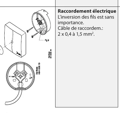 Anschlussdiagramm und Montage des Sensors