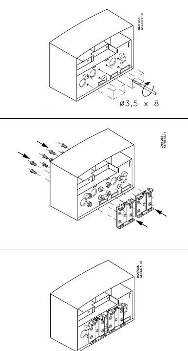 Schritt-für-Schritt-Montage des DIN-Schienen-Kits