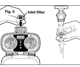 Reinigung des Einlassfilters