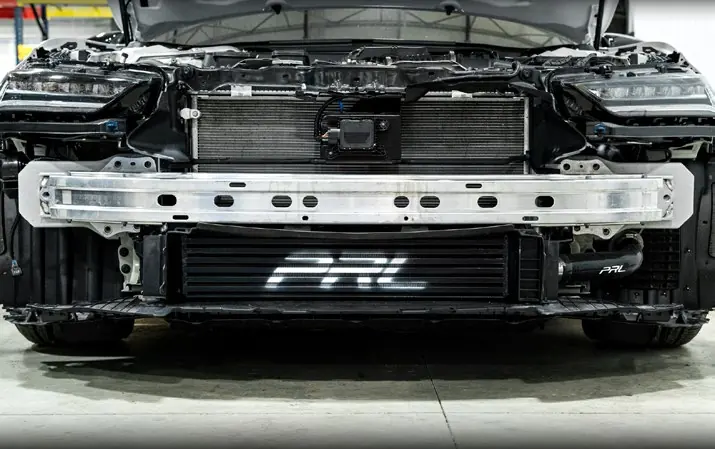 Installierter Intercooler