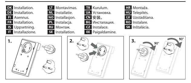 Installationsschritte für den Repeater
