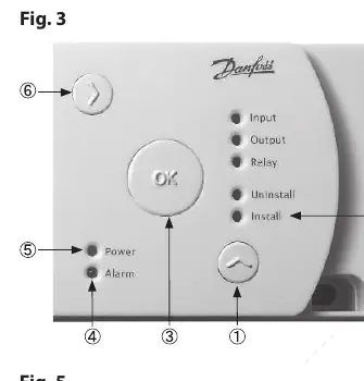 Installationsmodus am Masterregler (Fig. 3)