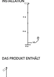 Installationsschema der Stehleuchte