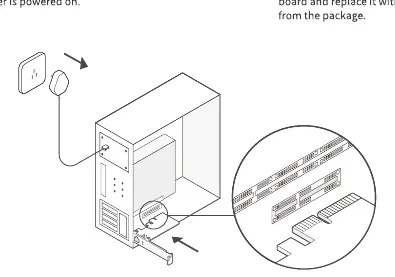 Hardware-Einbau des Netzwerkadapters