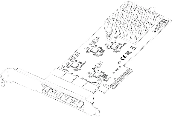 StarTech 4-Port 2.5GBase-T Netzwerkkarte