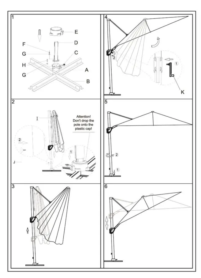 Montageschritte 1-6