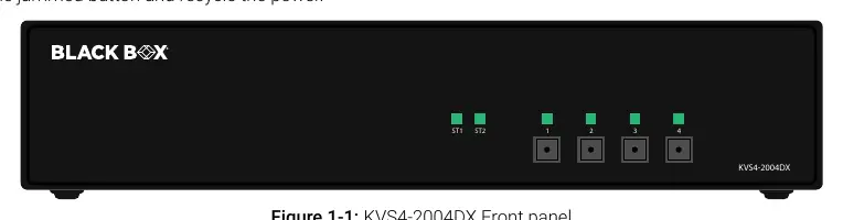 Frontpanel des KVS4-2004DX