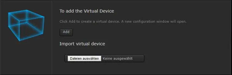 Importieren des virtuellen Geräts