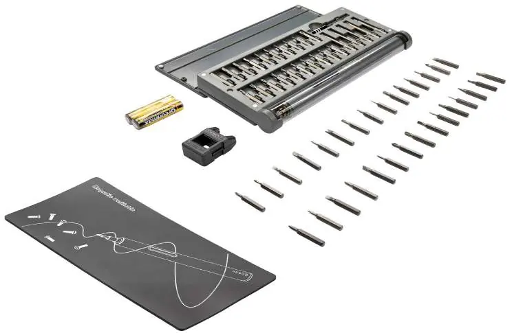 Lieferumfang des StarTech Präzisions-Elektroschraubers