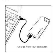 Aufladen der Powerbank über einen Computer