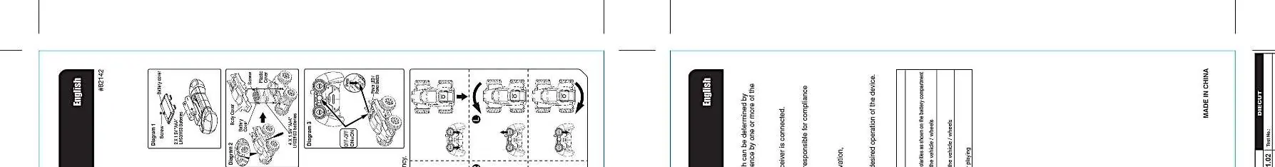 Diagramme zur Batteriemontage und Steuerung
