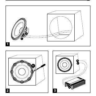 Installationsschritte für den Subwoofer