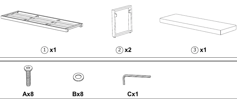 Übersicht der Bauteile und Hardware