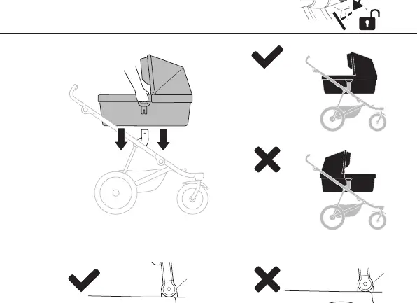 Befestigung am Kinderwagen