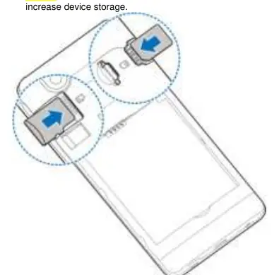 Einlegen der SIM- und microSD-Karte