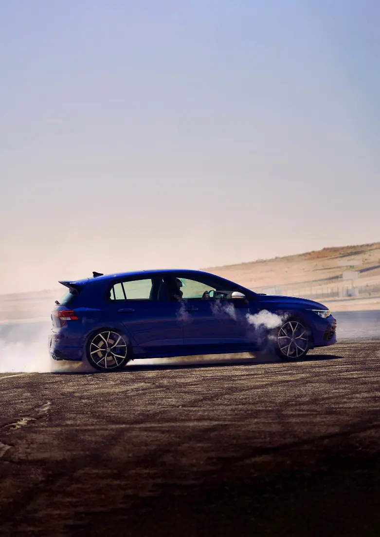 Golf R im Drift-Modus