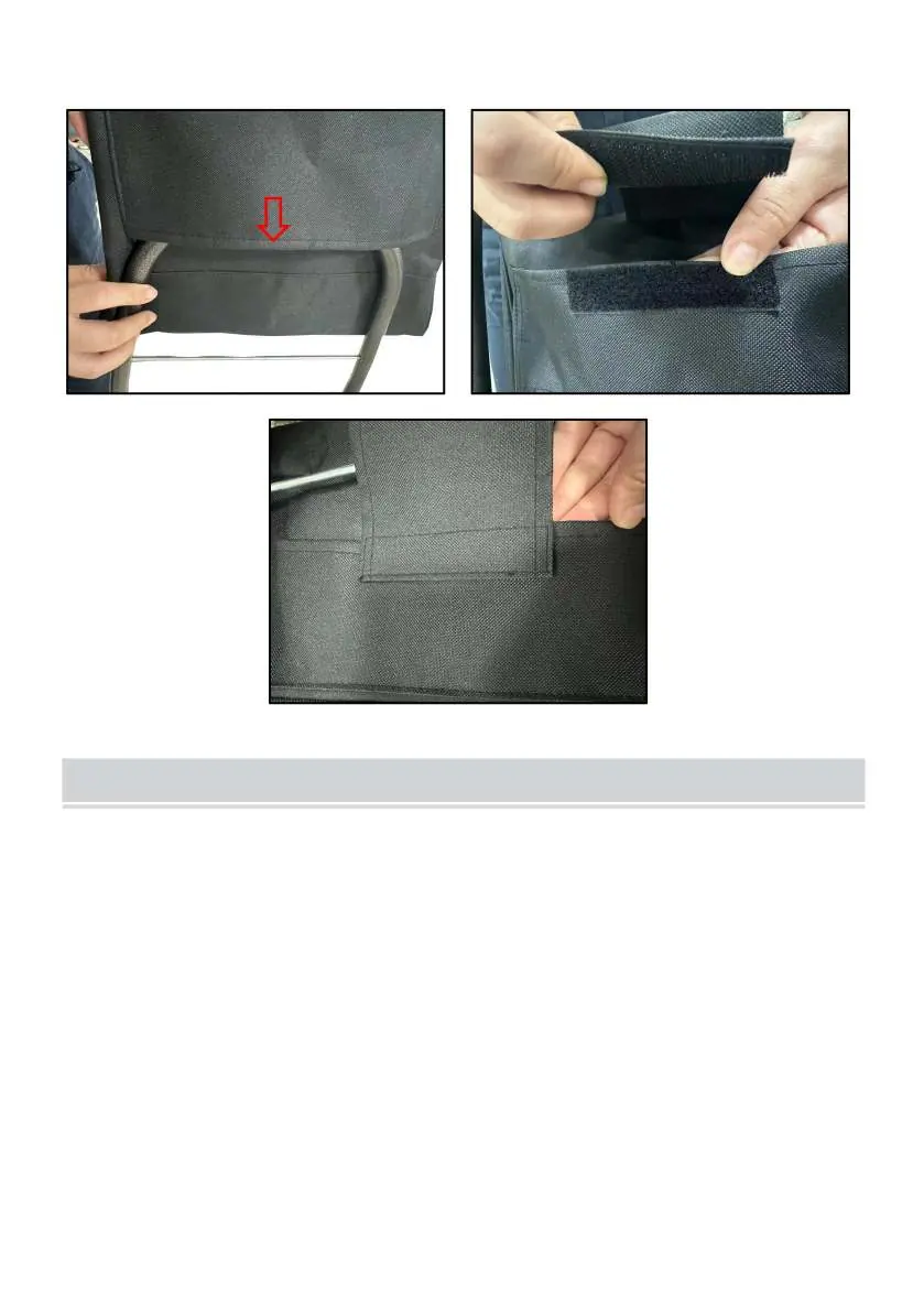 Befestigung der Stofftasche