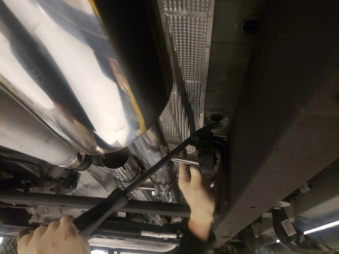 Installation der HR5-Abschnitte