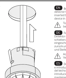 Einbau des Detektors