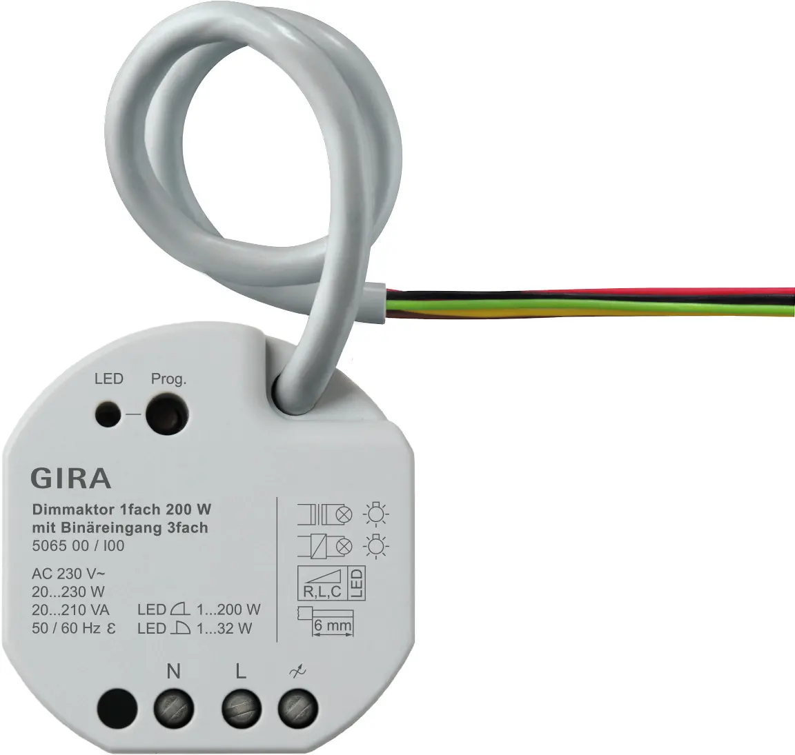 GIRA 1-GANG Dimmaktor 200 W