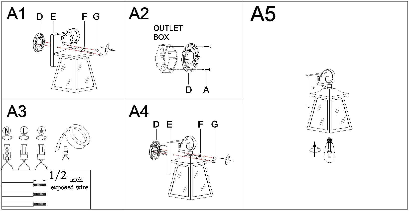 Schritt-für-Schritt-Montageübersicht