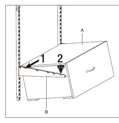 Schritt 3: Einsetzen der Schublade