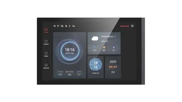 Ansicht des Touchscreen-Interfaces