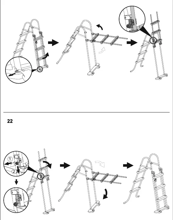 Sicherheitsmechanismus der Leiter