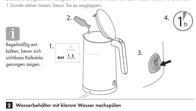 Entkalkungsprozess