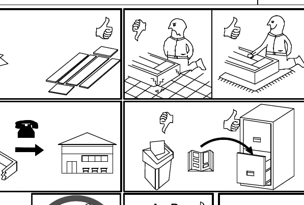 Montage-Symbole und Sicherheitshinweise