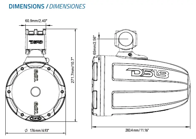 Abmessungen des NXL-XDT/BK