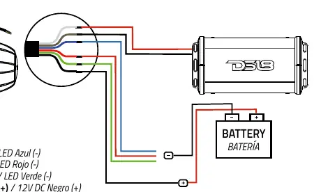Verkabelung ohne LED-Steuermodul