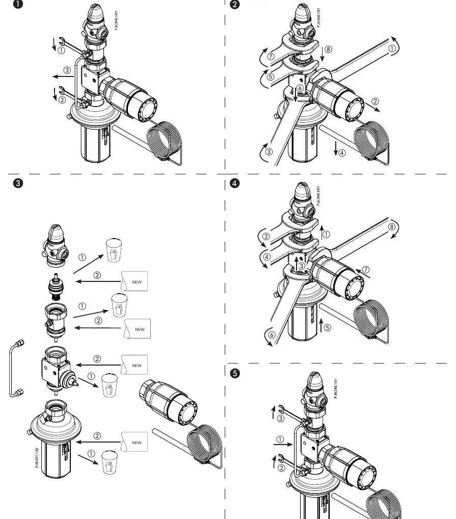 Schritt-für-Schritt-Anleitung für AVPBT Ventile.