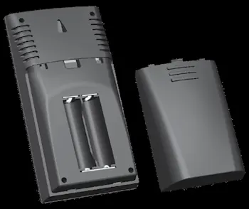 Einlegen der Batterien in die Anzeigeeinheit