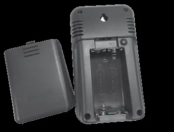 Batteriefach der Anzeigeeinheit