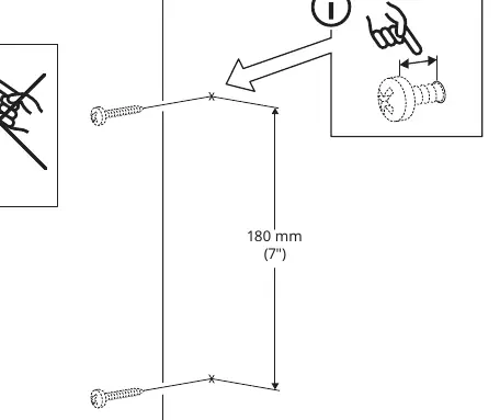 Schritt 2: Markierung der Bohrlöcher
