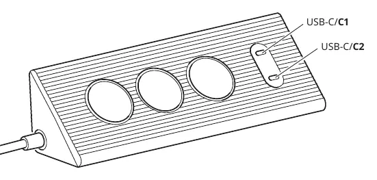 Identifikation der USB-C-Anschlüsse