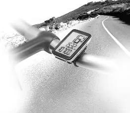 Sigma Pure 1/ATS Fahrradcomputer am Lenker montiert