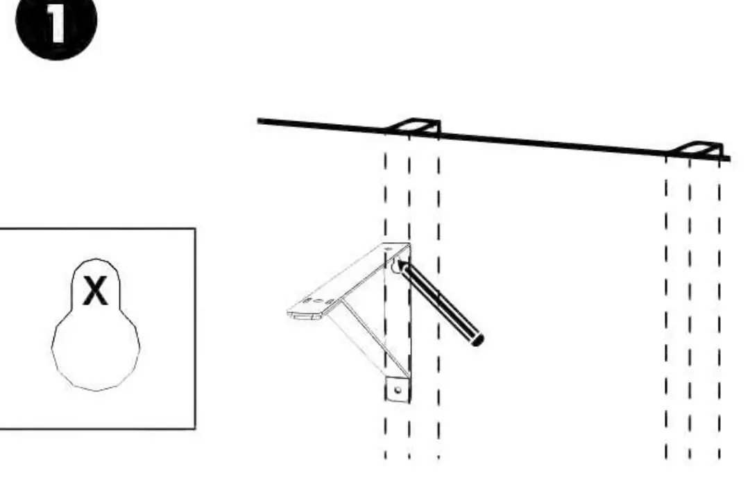 Schritt 1: Markierung der Position