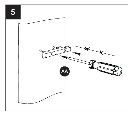 Schritt 5: Befestigung an der Wand