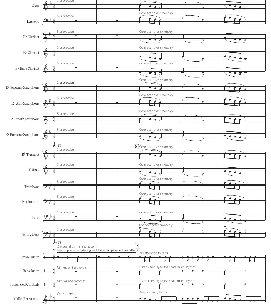 Übung No. 5: Bindungen und Off-beat